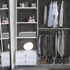 Kit cabina armadio Aura Kit 8 in truciolare 320 x 270 x 62 cm bianco