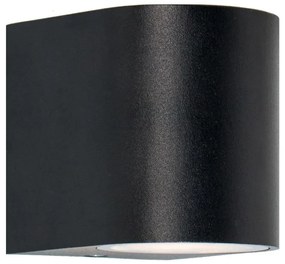 Zuma Line SJ20210-1W-Applique da esterno HARMONIA 1xGU10/35W/230V IP44 nero