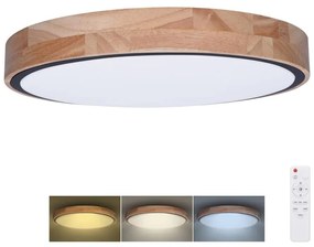 Solight WO8005 - Lampada dimmerabile a LED IRON OAK LED/48W/230V 3000-6500K Ø 40 cm + telecomando