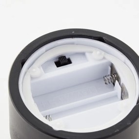 Brilliant - Set di 3 candele LED BOUGIE LED/2xAA IP44 nero/fumé