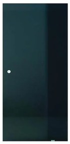 Anta per porta scorrevole esterno muro Fumè satin in vetro, L 96 x H 215 cm spessore 8 mm, apertura reversibile