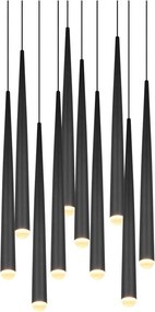 Lampadario LED nero ø 30 cm Cala – Trio Select