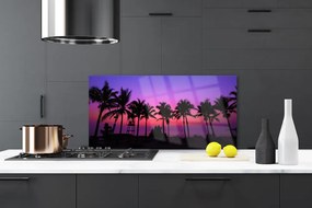Pannello cucina paraschizzi Paesaggio delle palme 100x50 cm
