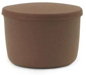 Hide Storage Pouf Small Brown - Normann Copenhagen