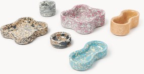 Set di 6 ciotole decorative in marmo tecnico Elara