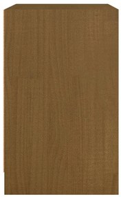 Comodini 2 pz Marrone Miele 40x31x50 cm Legno Massello di Pino