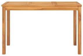 Tavolo da Pranzo per Giardino 120x70x77 cm in Massello di Teak