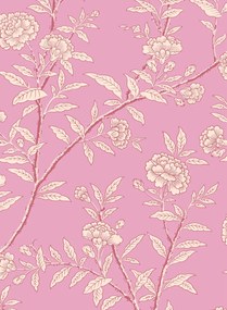 Cole & Son Carta da parati Roseberry - Fuchsia