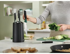 Set di 5 coltelli in acciaio inox con supporto rotante Elevate - Joseph Joseph