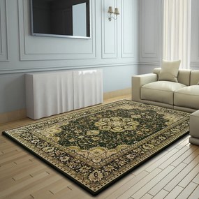 Lussuoso tappeto verde Larghezza: 300 cm | Lunghezza: 400 cm
