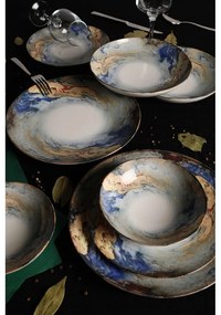 Set da pranzo in porcellana 24 pezzi Abstract - Güral Porselen