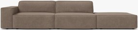 Divano modulare 3 posti Jodie in tessuto Liberty – L262 cm