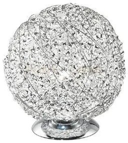 Lume astra in alluminio cromo 1 luce attacco e27 20x20x21cm allumin...