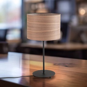 Lampada da tavolo Envostar Veneer noce Ø 25cm