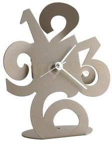 Bomboniera orologio plink sabbia in ferro 13x17cmh