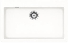 Lavello integrato 1 vasca SCHOCK Primus N100XL quarzo L 50 x L 79 cm bianco