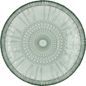 Piatto da portata in vetro verde ø 30 cm Kusintha - Bitz