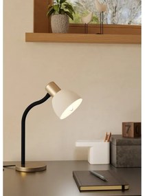 Eglo 901061 - Lampada da tavolo MACERE 1xE14/25W/230V nero/cromo opaco