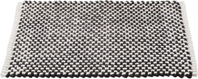 Tappetino per il bagno bianco e nero in tessuto 50x80 cm Covelo – Wenko