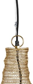 Lampada a sospensione orientale oro 60 cm - Nidum L