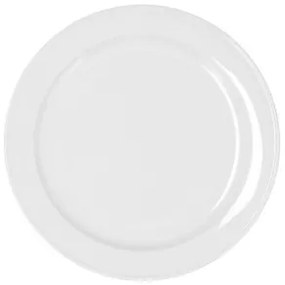 Piatto da pranzo Bidasoa Glacial Ala Estrch Bianco Ceramica (6 Unità) (Pack 6x)