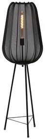 Lampada da terra nera (altezza 132 cm) Plumeria - Light &amp; Living