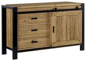 Base credenza 1 anta e 3 cassetti - LM-LUNBAH 150