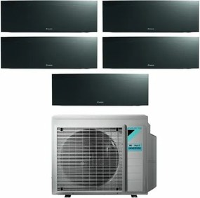 Climatizzatore Condizionatore Daikin Bluevolution Penta Split Inverter serie EMURA BLACK III 9+9+12+12+12 con 5MXM90N R-32 Wi-Fi Integrato