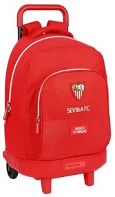 Trolley per la Scuola Sevilla Fútbol Club Rosso (33 x 45 x 22 cm)