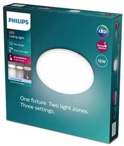 Philips- Plafoniera LED dimmerabile OZZIET SCENE SWITCH LED/18W/230V 4000K