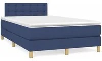 Letto a Molle con Materasso e LED Blu 120x190 cm in Tessutocod mxl 115645