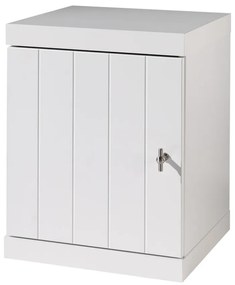 Comodino bianco per bambini, larghezza 44 cm Robin - Vipack