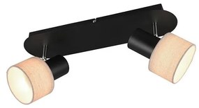 Trio - Faretto WAILER 2xGU10/5W/230V nero