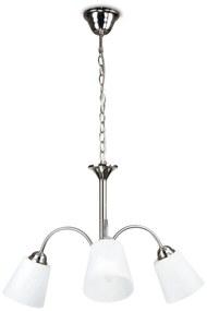 Lampadario 1162 Decorative Colore Nickel 40W Mis  60 x 80 cm