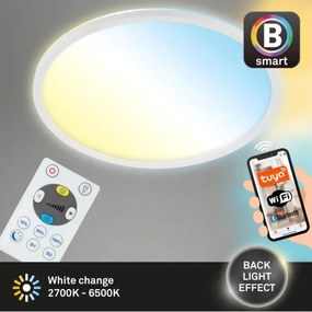 Briloner 7058-016 - Luce LED dimmerabile SLIM LED/18W/230V Wi-Fi Tuya + +TC