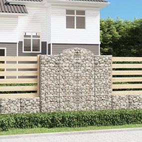 Cesti Gabbioni Ad Arco 6 Pz 200x30x180/200 Cm Ferro Zincato /