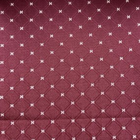 Poltrona a dondolo oscillante con cuscino imbottito AMERICA BORDEAUX