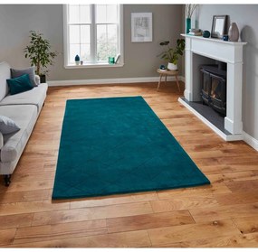 Tappeto di lana blu , 150 x 230 cm Kasbah - Think Rugs