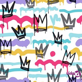 Noordwand Carta da Parati Friends & Coffee Sith Graffity and Crowns