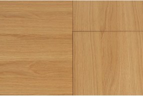 Tavolo da pranzo con piano effetto rovere allungabile con estensione 90x180 cm Twist – Zuiver