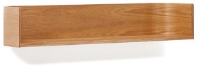Kave Home - Scaffale Octavia in legno impiallacciato di frassino 90 x 20 cm