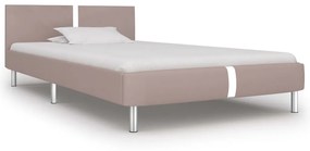 Giroletto Senza Materasso Cappuccino İn Similpelle 90x200 Cm /