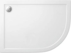 Piatto doccia 120x90 semicircolare versione sinistra KAM-1200 - KAMALU