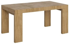 Tavolo allungabile 90x160/420 cm Roxell in diverse finiture, Quercia Natura