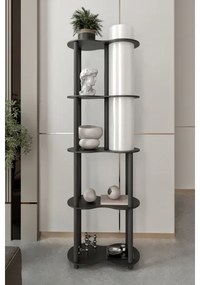 Lampada da terra con ripiani NOTO 1xE27/40W/230V nera