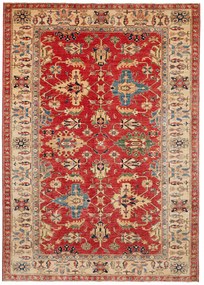 Kazak Tappeto orientale 210x300 Rosso (Pakistan) Annodato A Mano