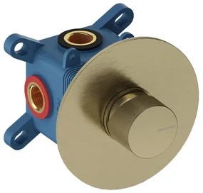 Rubinetto per doccia ad incasso monocomando Loop K oro lucido SANYCCES
