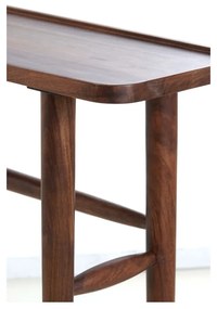 Consolle in acacia massiccia marrone 30x120 cm Qiano - Light &amp; Living