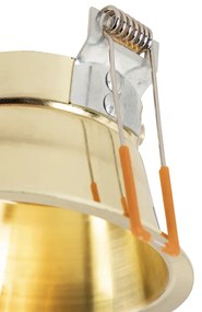 Set di 6 faretti da incasso moderni oro - Dept