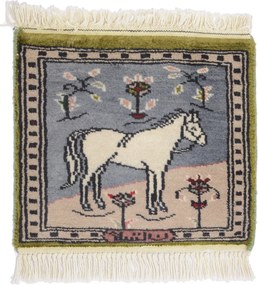 Bokhara Tappeto 30x30 (Pakistan) Annodato A Mano